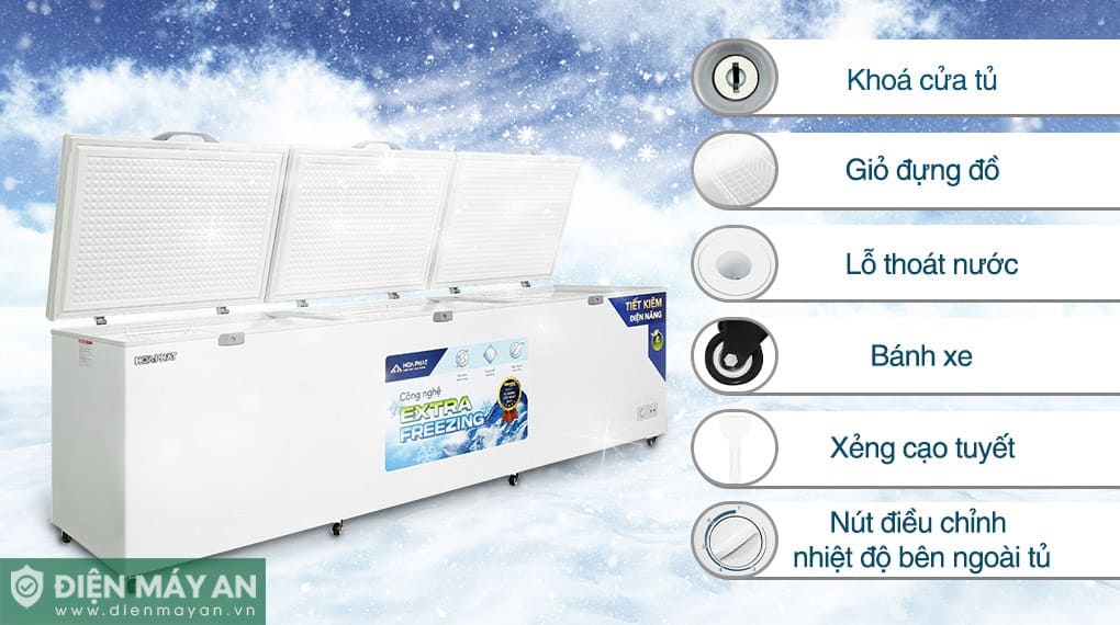 Tủ đông Hòa Phát 1190 lít HPF AD61190